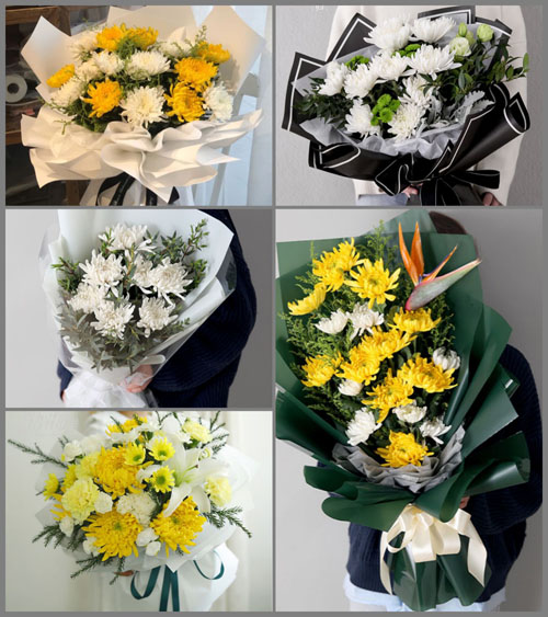 四川绵阳梓潼县三泉乡三河村白事花束代送
